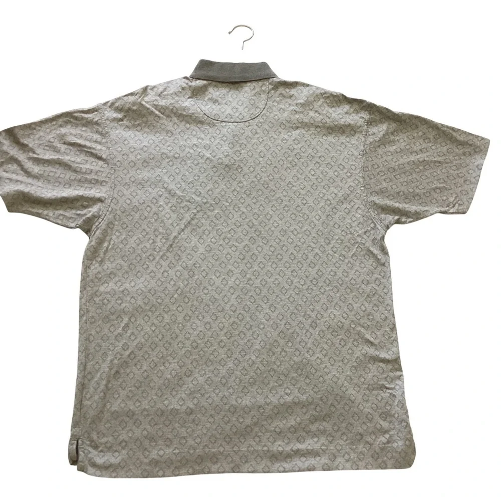 Dunhill‎ Golf Polo Shirt Mens Large Grey Mercerised Cotton Made in Italy